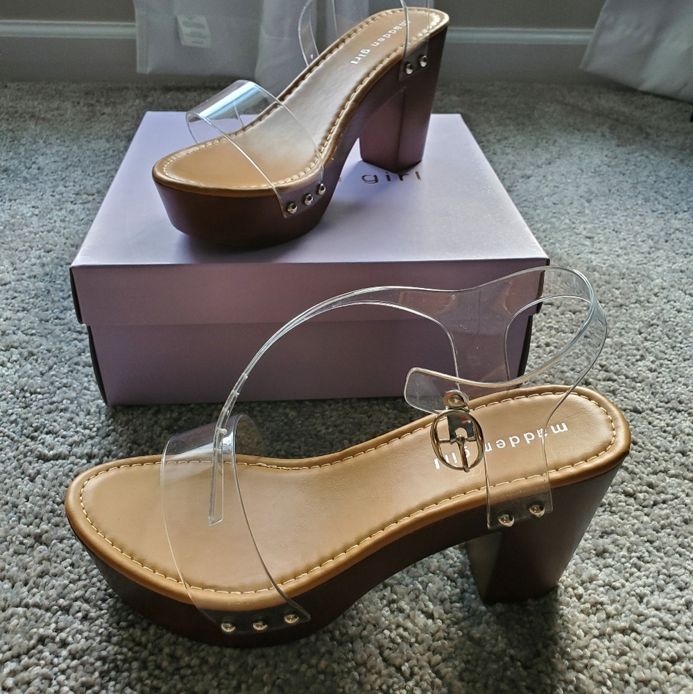 Clear Sandal Heels